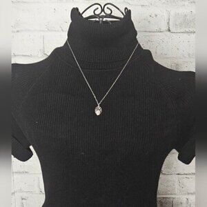 Charmed Aroma Starry Night Silver Pendant Necklace w/ Code CR5KQR